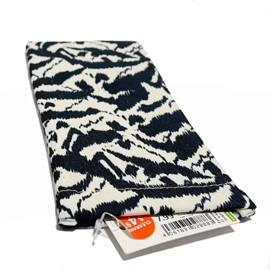 کیف عینک آفتابی سیاه سفید طرح سایه مگنتی | عینک ملودی