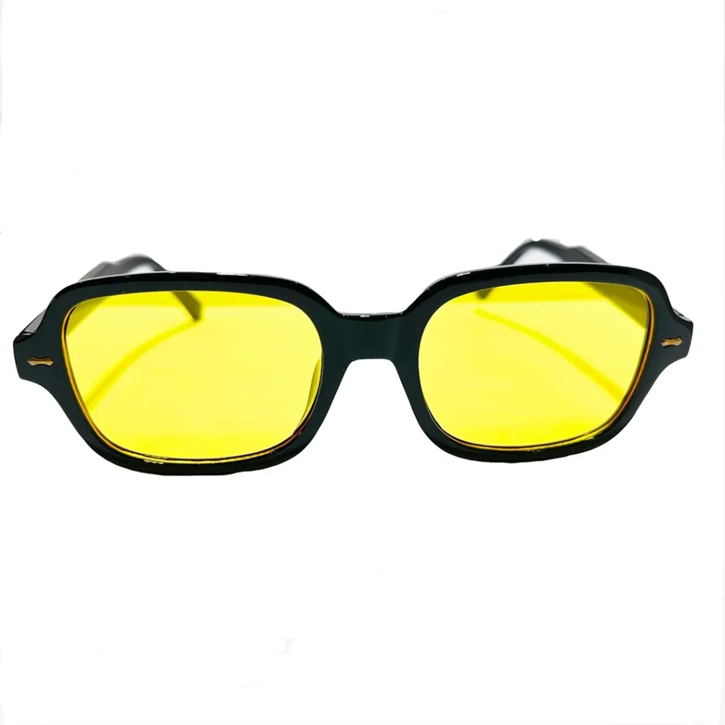 عینک آفتابی مدل کلاسیک لنز زرد برند لوتفکو LVTFCO | عینک ملودی