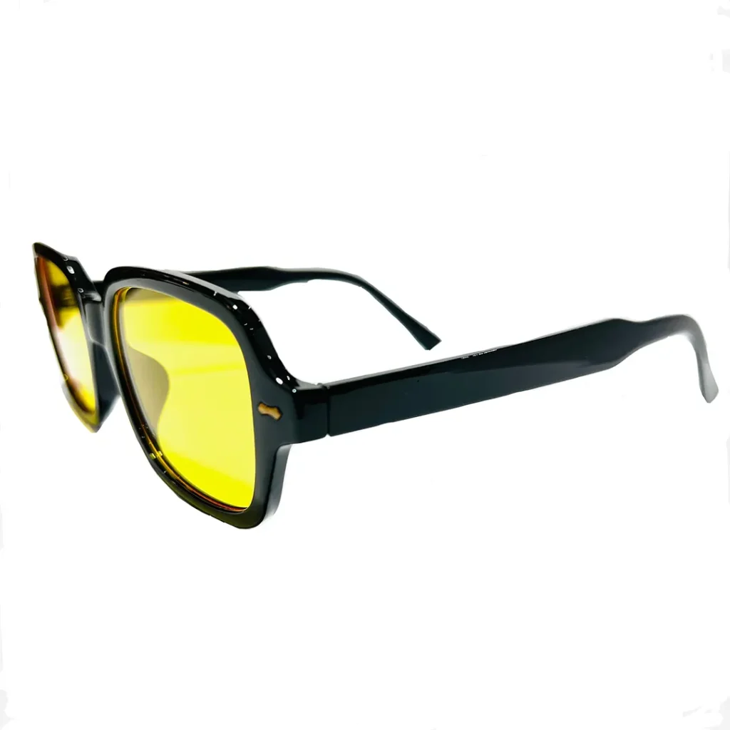 عینک آفتابی مدل کلاسیک لنز زرد برند لوتفکو LVTFCO | عینک ملودی